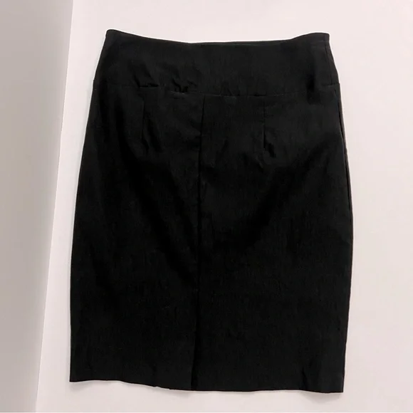 IZ BEYER Stretch High Waisted Pencil Skirt-Black - Picture 3 of 8